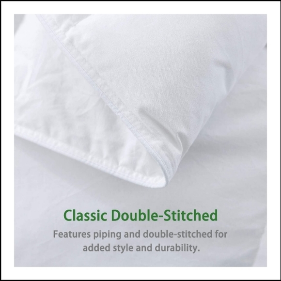Goose Down Comforter-All Season Quilted - Picture 4 of 8